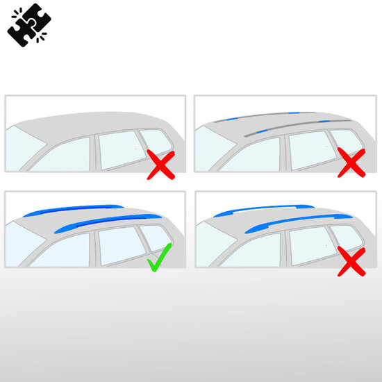 Nordrive dakdragers Audi A6 Avant 2005 t/m 2011