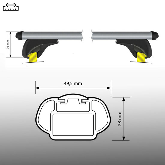Nordrive dakdragers Seat Leon Sportstourer vanaf 2020