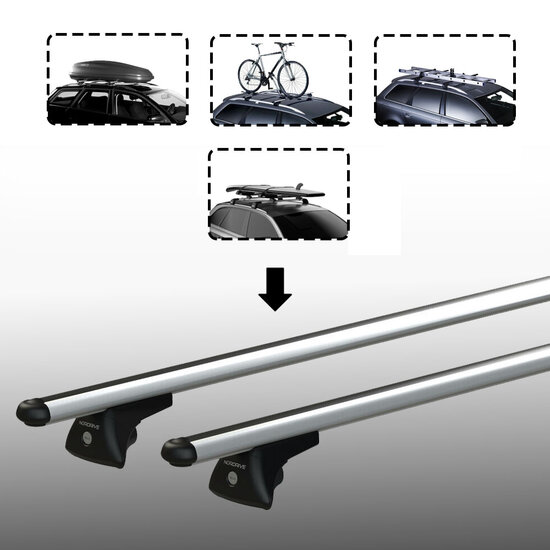 Nordrive dakdragers Ford Galaxy 2006 t/m 2010