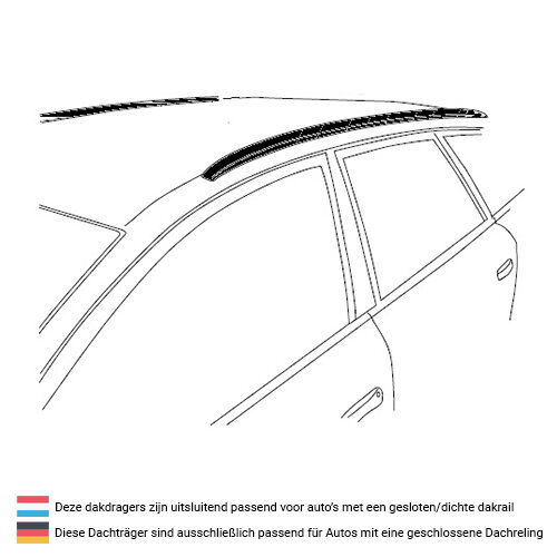 Dakdragers Mercedes C-Klasse Sw (S205) Stationwagon 2014 t/m 2021