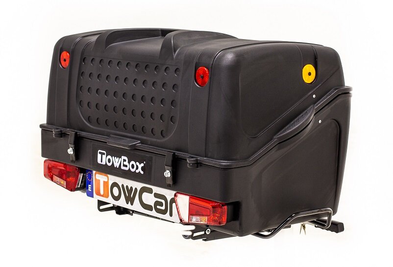 Towbox V1 Bagagebox voor trekhaak montage Black Edition