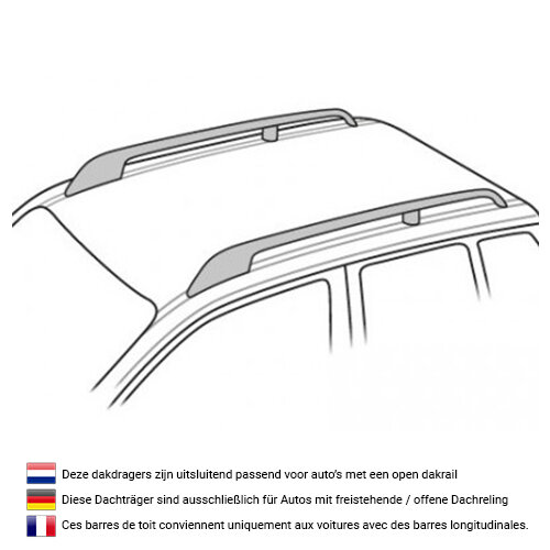 Dakdragers Modula Audi A6 Allroad Stationwagon 2000 - 2005