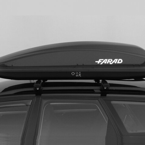 Dakkoffer Farad Crub N18 430 Liter + dakdragers Seat Leon 5 deurs hatchback 2013 t/m 2020