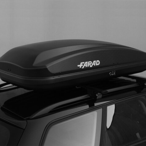 Dakkoffer Farad Crub N18 430 Liter + dakdragers Seat Leon 5 deurs hatchback 2013 t/m 2020