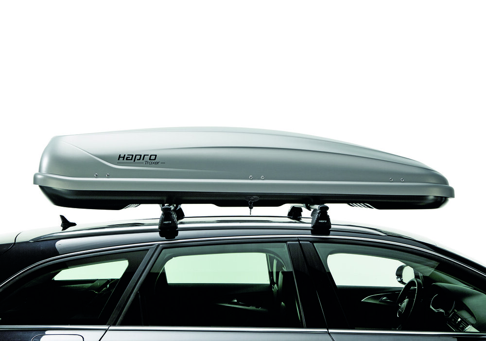 Hapro Traxer 8.6 Silver grijs 530 Liter Skibox / Dakkoffer