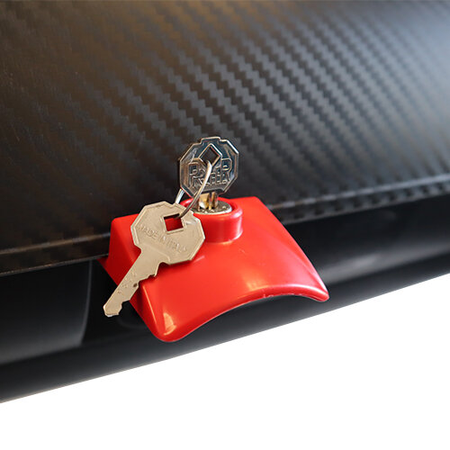 Dakkoffer Artplast 400 liter antraciet/carbon + dakdragers Peugeot ION 5 deurs hatchback vanaf 2011