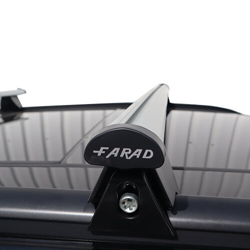 Dakkoffer Farad 430 Liter + dakdragers Kia Carens 5 deurs hatchback 2001 t/m 2005
