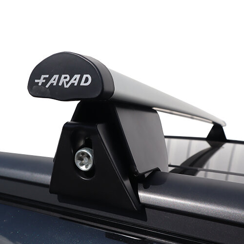 Dakkoffer Farad 430 Liter + dakdragers Fiat Panda / Panda Cross 5 deurs hatchback 2003 t/m 2012
