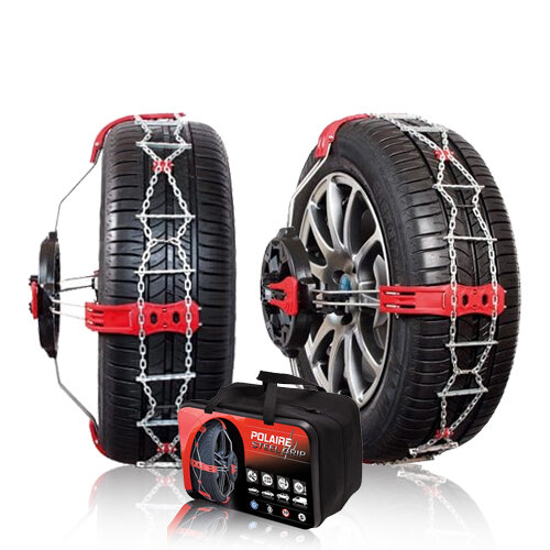 Loopvlak sneeuwkettingen Modula polaire grip steel Volvo XC90 vanaf 2014 voor bandenmaat 275/45R20