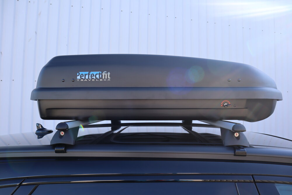 Dakkoffer PerfectFit 400 Liter + Dakdragers Kia Grand Carnival MPV 2014 t/m 2019