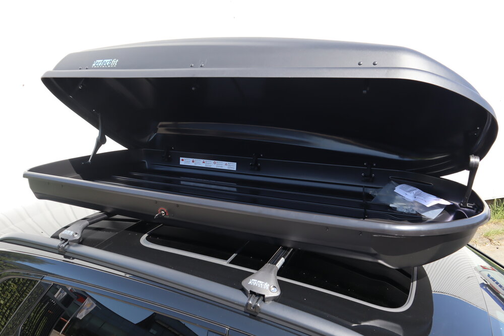 Dakkoffer PerfectFit 500 Liter + dakdragers Ford Kuga SUV 2008 t/m 2012