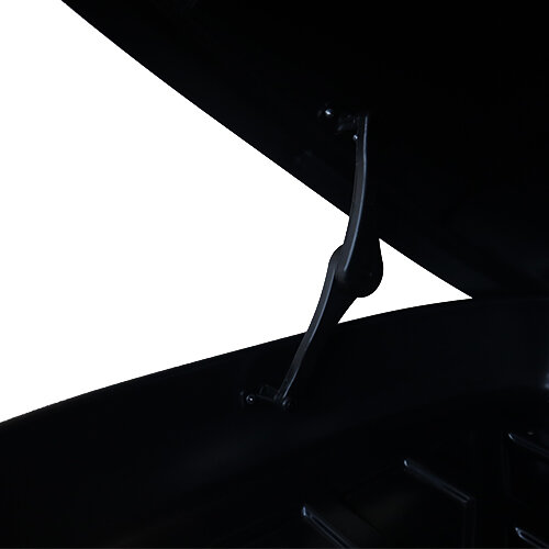 Dakkoffer PerfectFit 400 Liter + dakdragers Kia Picanto 5 deurs hatchback vanaf 2017