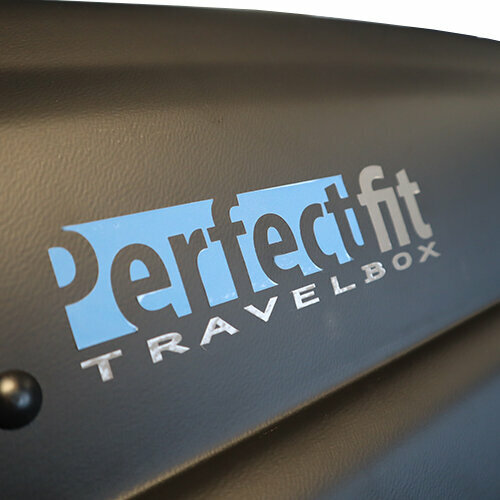 Dakkoffer PerfectFit 500 Liter + dakdragers PerfectFit Ford Tourneo Courier Bestelwagen vanaf 2013