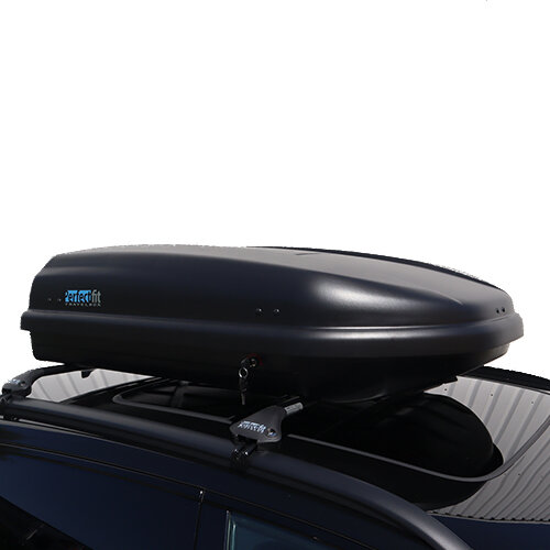 Dakkoffer PerfectFit 400 Liter + dakdragers Cupra Leon (zonder glazen dak) 5 deurs hatchback vanaf 2020