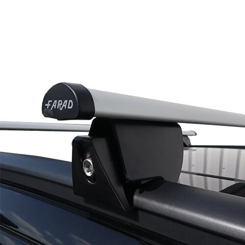 Dakkoffer Farad Koral N20 mat zwart 480 Liter + dakdragers Ford Tourneo Courier Bestelwagen vanaf 2014