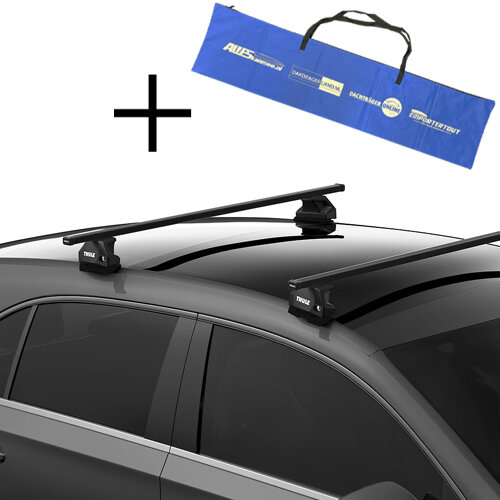 Thule dakdragers Mercedes C-Klasse (W204 met glazendak) 4 deurs sedan 2007 t/m 2014