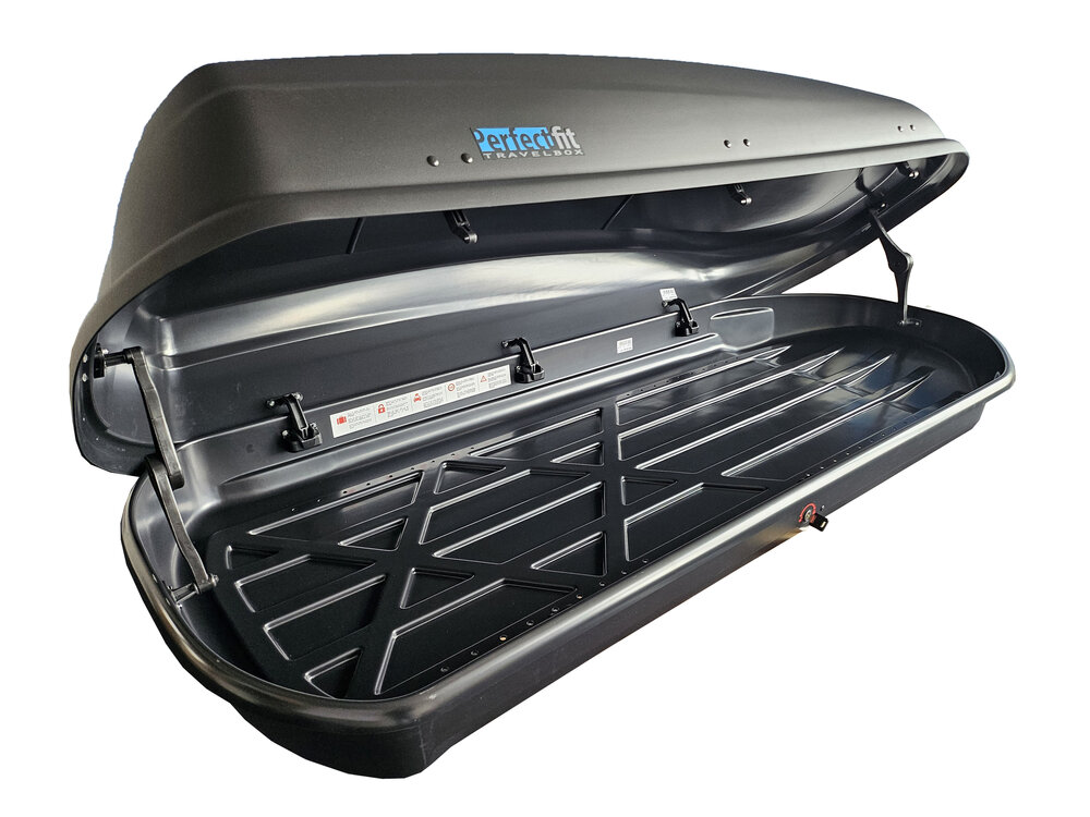Dakkoffer PerfectFit 440 Liter + dakdragers Citro&euml;n C1 5 deurs hatchback vanaf 2014
