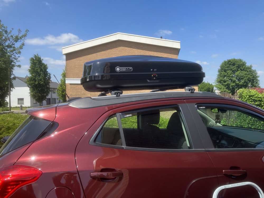 Dakkoffer Modula Ciao 310 Liter + Dakdragers Lexus UX SUV vanaf 2018