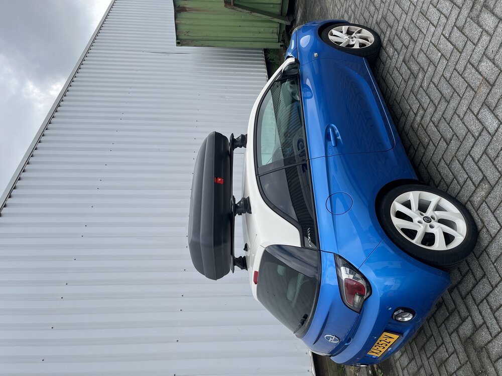 Dakkoffer Artplast 320 Liter + dakdragers Fiat Grande Punto 5 deurs hatchback 2005 t/m 2012