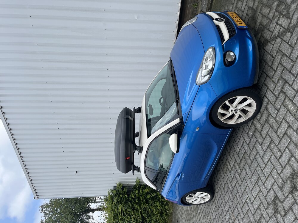 Dakkoffer Artplast 320 Liter + dakdragers Fiat Grande Punto 5 deurs hatchback 2005 t/m 2012