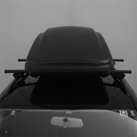 Dakkoffer Farad Crub N18 430 Liter + dakdragers Seat Leon X-Perience stationwagon vanaf 2015