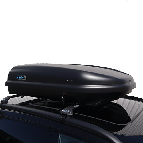 Dakkoffer PerfectFit 400 Liter + dakdragers Fiat 500 X vanaf 2015 voor gesloten dakrail