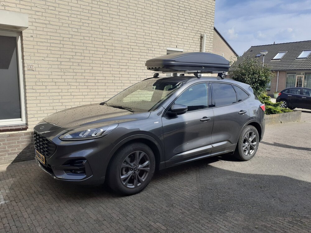 Dakkoffer Farad 430 Liter + dakdragers Citroen DS7 SUV vanaf 2018