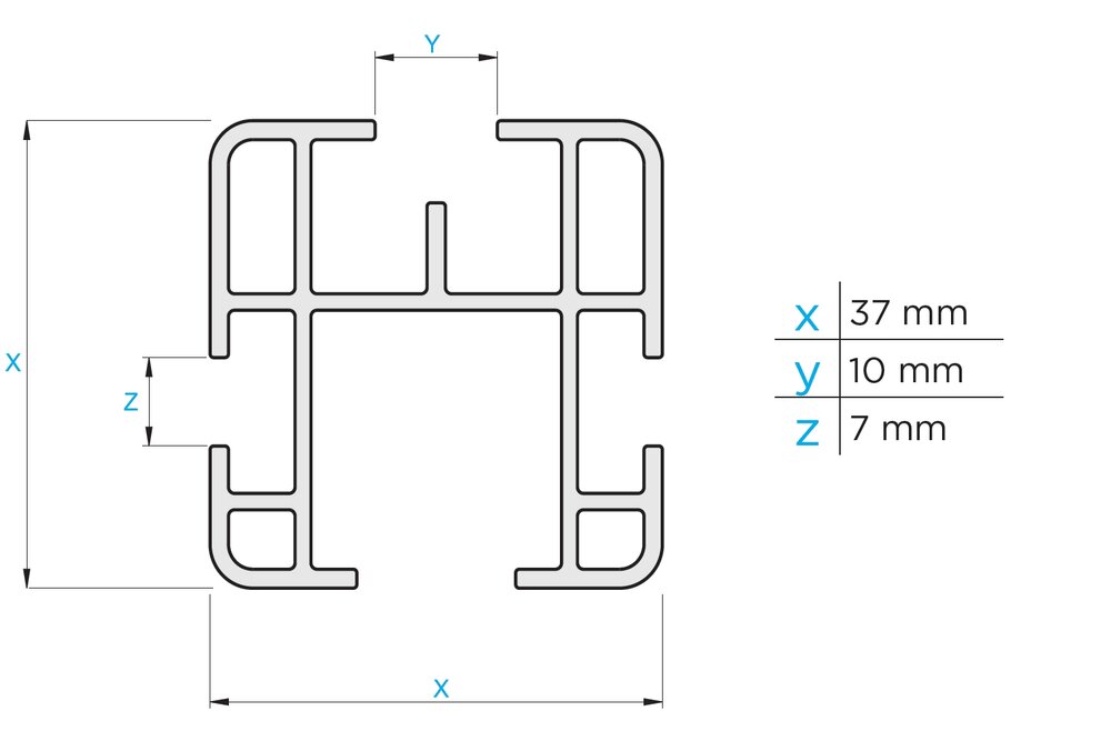 Dakdragers Fiat Ducato III - L1,L2,L3,L4 - H1,H2,H3 2006 t/m 2014 set van 3 aluminium