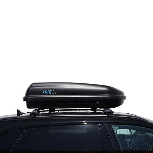 Dakkoffer PerfectFit 400 Liter + dakdragers Mini Clubman (F54) vanaf 2016 voor gesloten dakrail