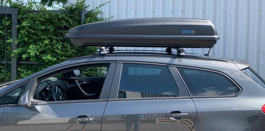 Dakkoffer PerfectFit 500 Liter + dakdragers Subaru XV E-Boxer vanaf 2019 voor gesloten dakrail