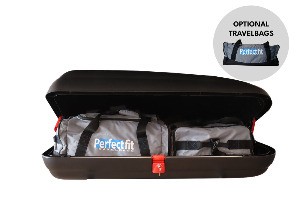 ArtPlast dakkoffer 320 liter + PerfectFit dakdragers Volkswagen Up 5 deurs hatchback vanaf 2011