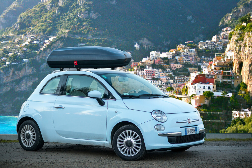 ArtPlast dakkoffer 320 liter + PerfectFit dakdragers Volkswagen Up 5 deurs hatchback vanaf 2011