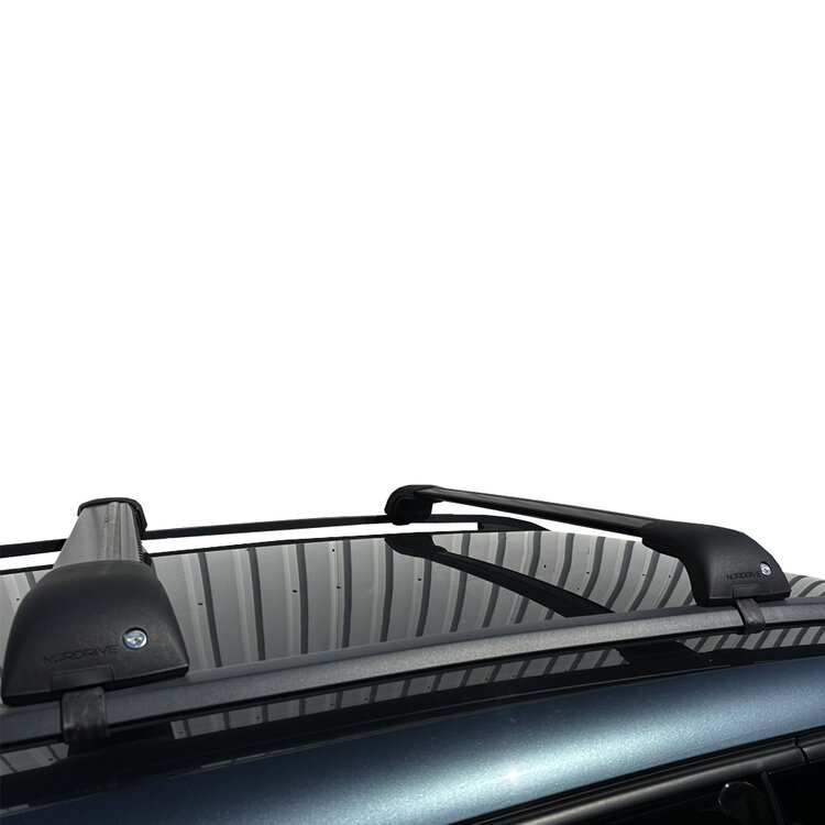 Modula dakkoffer Evo 550 liter + Nordrive dakdragers Toyota RAV4 2013 t/m 2019