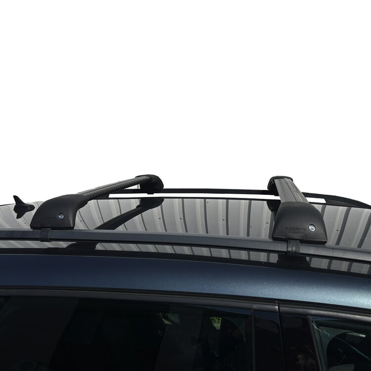 Modula dakkoffer Evo 550 liter + Nordrive dakdragers Toyota RAV4 2013 t/m 2019