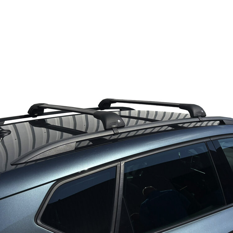 Modula dakkoffer Evo 550 liter + Nordrive dakdragers Toyota RAV4 2013 t/m 2019