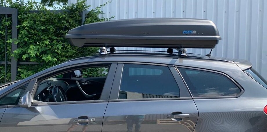 PerfectFit dakkoffer 500 liter + PerfectFit dakdragers BMW X5 2007 t/m 2013