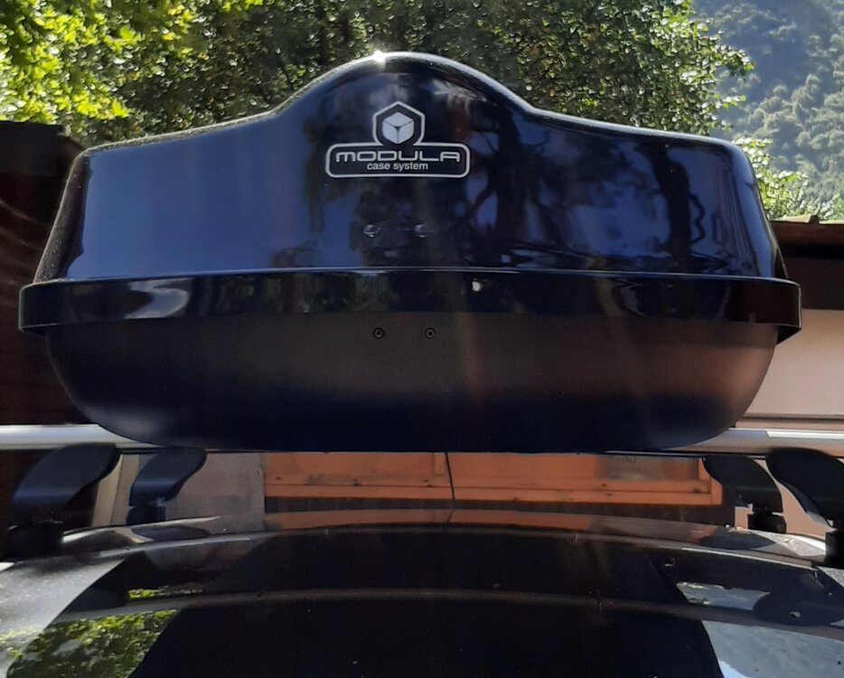 Modula dakkoffer Ciao 430 liter + Nordrive dakdragers Citroen C4 Grand Picasso 10/2013 t/m 05/2018