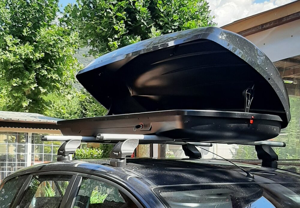 Modula dakkoffer Ciao 430 liter + Nordrive dakdragers Renault Espace 08/2020 t/m 03/2023