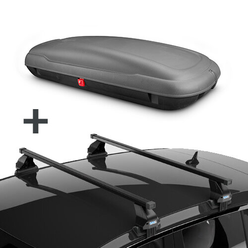ArtPlast dakkoffer 400 liter + PerfectFit dakdragers Hyundai Ioniq 5 - 5 deurs hatchback vanaf 2021