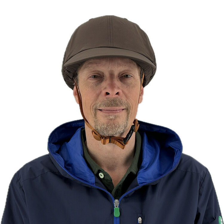 Vizorz SwitchCap fietshelm - Brown base cap