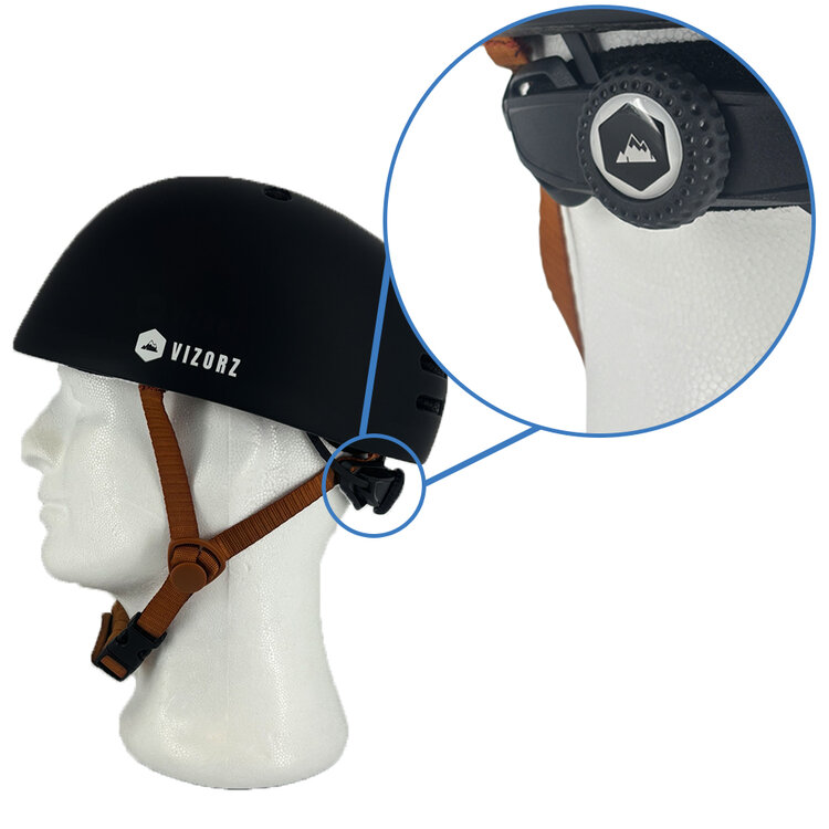 Vizorz SwitchCap fietshelm - Woolly cherry cap