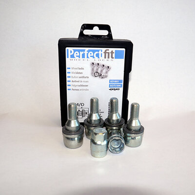 Wielslot/Velgslot speciaal voor Peugeot 107 alle bouwjaren Complete set