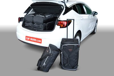 Carbags reistassenset Opel Astra K 5 deurs hatchback 2015 t/m 2021