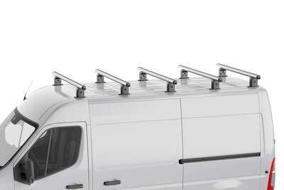 Dakdragers Opel Vivaro (C) - L2,L3 vanaf 2019 set van 5 aluminium