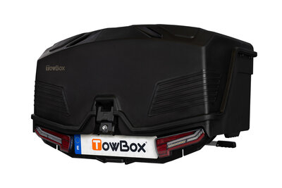 Towbox Alpha - Trekhaakkoffer zwart