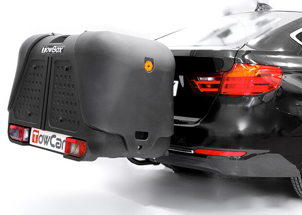 Towbox V2 black edition Bagagebox voor trekhaakmontage