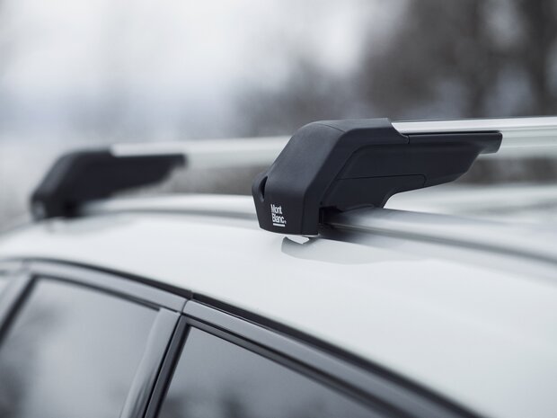 Mont Blanc dakdragers Volvo XC90 II MPV  vanaf 2015 voor geintegreerde dakrail