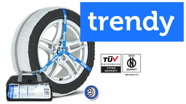 Trendy sneeuwsok voor bandenmaat 185/65R15