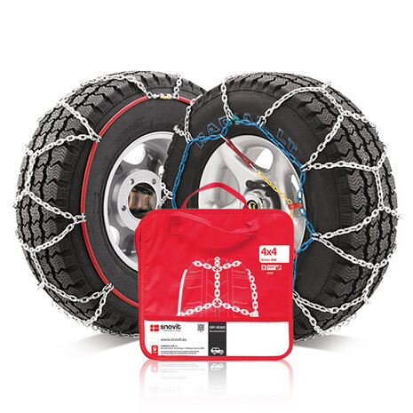 Sneeuwkettingen Snovit SUV / 4X4 / Camper / Bestelbus - 16mm Citroen Jumper vanaf 2021 voor bandenmaat 225/70R15