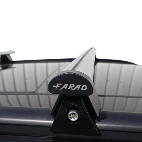 Dakkoffer Farad Koral N20 mat zwart 480 Liter + dakdragers Audi A6 Avant (C6) Stationwagon 2005 t/m 2011